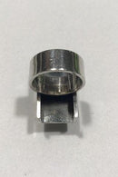 Hans Hansen Sterling Sølv Ring m/ 2 Røgfarvede sten - Danam Antik