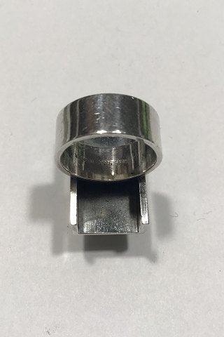 Hans Hansen Sterling Sølv Ring m/ 2 Røgfarvede sten - Danam Antik