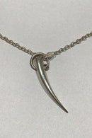 Georg Jensen Sterling Sølv Halskæde med UNO Vedhæng No 451 (2004) - Danam Antik