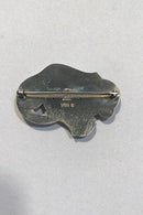 Georg Jensen Sterling Sølv Broche No 100B Opal - Danam Antik
