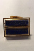 Georg Jensen 18K Guld Manchetknapper No 810 Lapis Lazuli - Danam Antik
