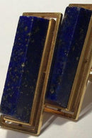 Georg Jensen 18K Guld Manchetknapper No 810 Lapis Lazuli - Danam Antik