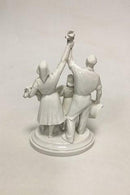 Herend Figur af Familie af István Lőrincz No 5431 - Danam Antik