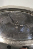 Vintage Georg Jensen Sterling Sølv Ovalt Lågfad No 408B - Danam Antik