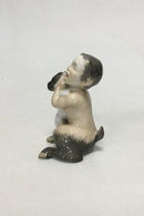 Royal Copenhagen Figur af Faun med hund No 2823 - Danam Antik