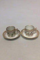 12 set Royal Copenhagen Flora Danica Chokoladekop No 20/3513 - Danam Antik