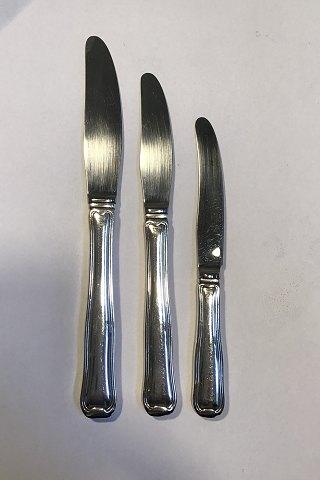 Georg Jensen Sterling Sølv Dobbeltriflet Bestiksæt 12 Pers (144 dele) - Danam Antik