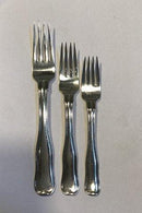 Georg Jensen Sterling Sølv Dobbeltriflet Bestiksæt 12 Pers (144 dele) - Danam Antik