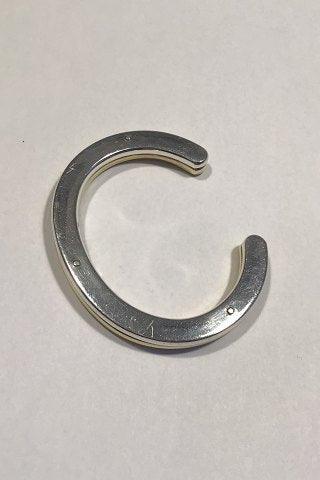 Georg Jensen Sterling Sølv/ Forgyldt Sterling Sølv Armring Andreas Mikkelsen - Danam Antik