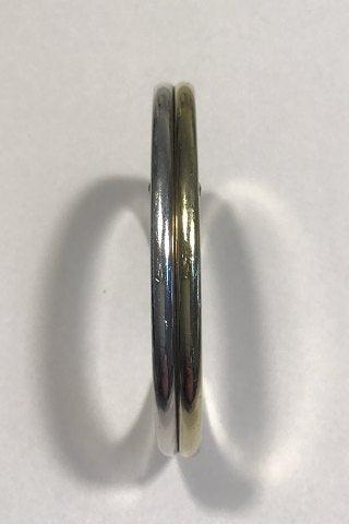 Georg Jensen Sterling Sølv/ Forgyldt Sterling Sølv Armring Andreas Mikkelsen - Danam Antik