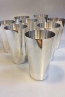 Sæt på 8 Georg Jensen Sterling Sølv Moderne Drikkebæger No 1200 - Danam Antik
