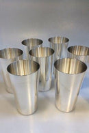 Sæt på 8 Georg Jensen Sterling Sølv Moderne Drikkebæger No 1200 - Danam Antik