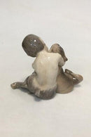 Royal Copenhagen Figur Faun med Løveunge No 2852 - Danam Antik