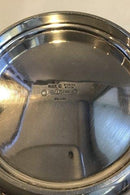 Evald Nielsen Sterling Sølv Lav Skål med grøn emalje(1941) - Danam Antik