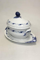 Royal Copenhagen Rosenknop Terrin med underfad No 8134 - Danam Antik