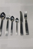 Georg Jensen Sterling Sølv Bernadotte Bestik Sæt 6 personer 72 dele - Danam Antik