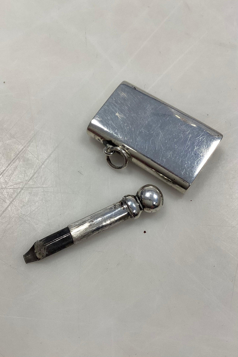 Miniature Pen til Blæk i Sølv - Danam Antik