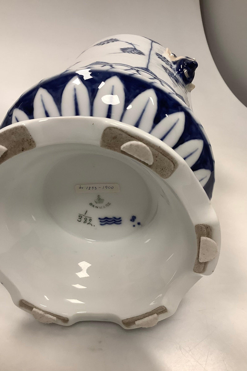 Royal Copenhagen Musselmalet Halvblonde Lampe No 382 - Danam Antik