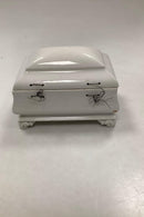 Bing og Grøndahl Porcelæns Smykkeskrin på fødder - Danam Antik