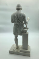 Bertel Thorvaldsen: Royal Copenhagen. Figur i bisquit af Vulcan. - Danam Antik