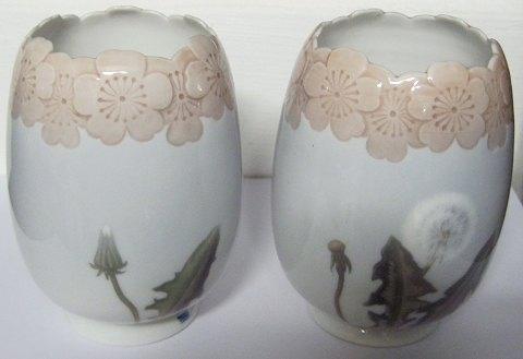 Kgl. Porcelæn Et par Skønvirke Lampeskærme fra omkring 1900 - Danam Antik