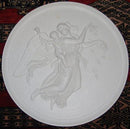 Bing & Grøndahl Bisque Dag og Nat Platter Efter Thorvaldsen fra 1862-1890 - Danam Antik