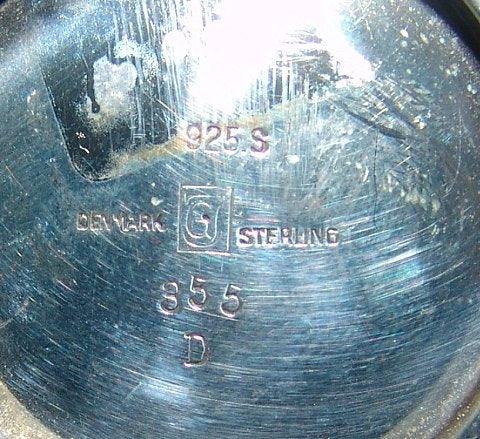 Georg Jensen Skål med muslinge håndtag i Sterling Sølv 355D - Danam Antik