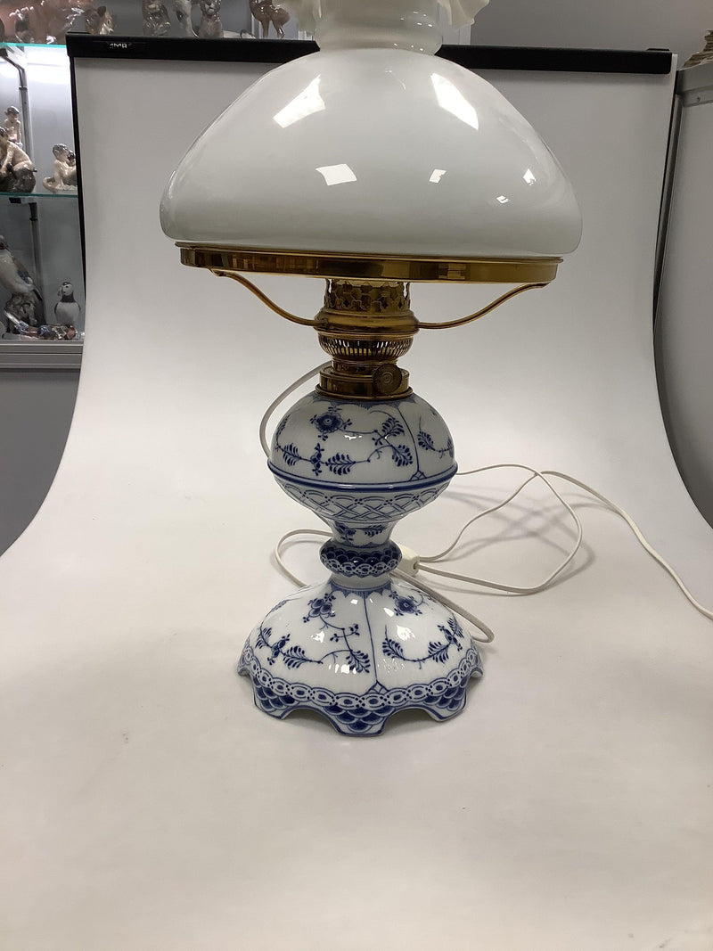 Royal Copenhagen Musselmalet Halvblonde Stor lampe No 379 - Danam Antik