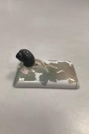 Royal Copenhagen Art Nouveau Brevpresse med Vinbjerg snegl - Danam Antik