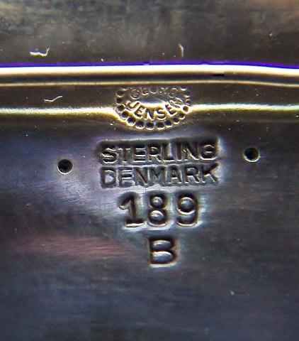 Georg Jensen Sterling Sølv Broche No 189B - Danam Antik