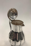 Georg Jensen Sterling Sølv Kande med låg No 353A - Danam Antik