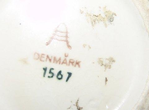 Aluminia Grøn Vase No 1567 - Danam Antik