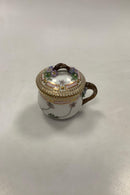 Sæt på 12 Antikke Royal Copenhagen Flora Danica Cremekopper No 20/3514 - Danam Antik