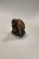 Bing og Grøndahl Figur af Kai Nielsen "Siddende Bacchus med Druer" No 4024 - Danam Antik