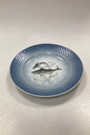 Sæt på 12 Bing og Grøndahl Blå Tone Fisketallerkener motiv 1 til 12 - Danam Antik