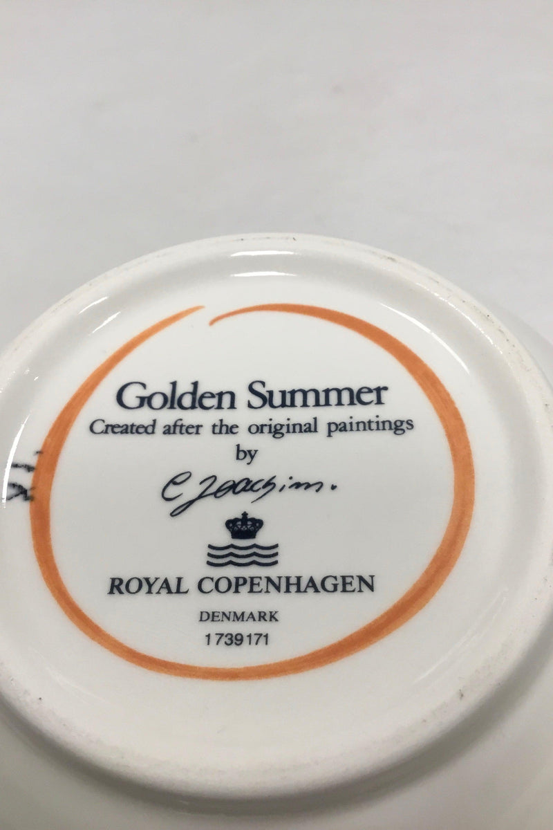 Royal Copenhagen Gylden Sommer Sovseskål med låg No 171 - Danam Antik