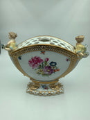 Royal Copenhagen Fuld Saksisk Blomst Bouquetière No. 4/1572 - Danam Antik