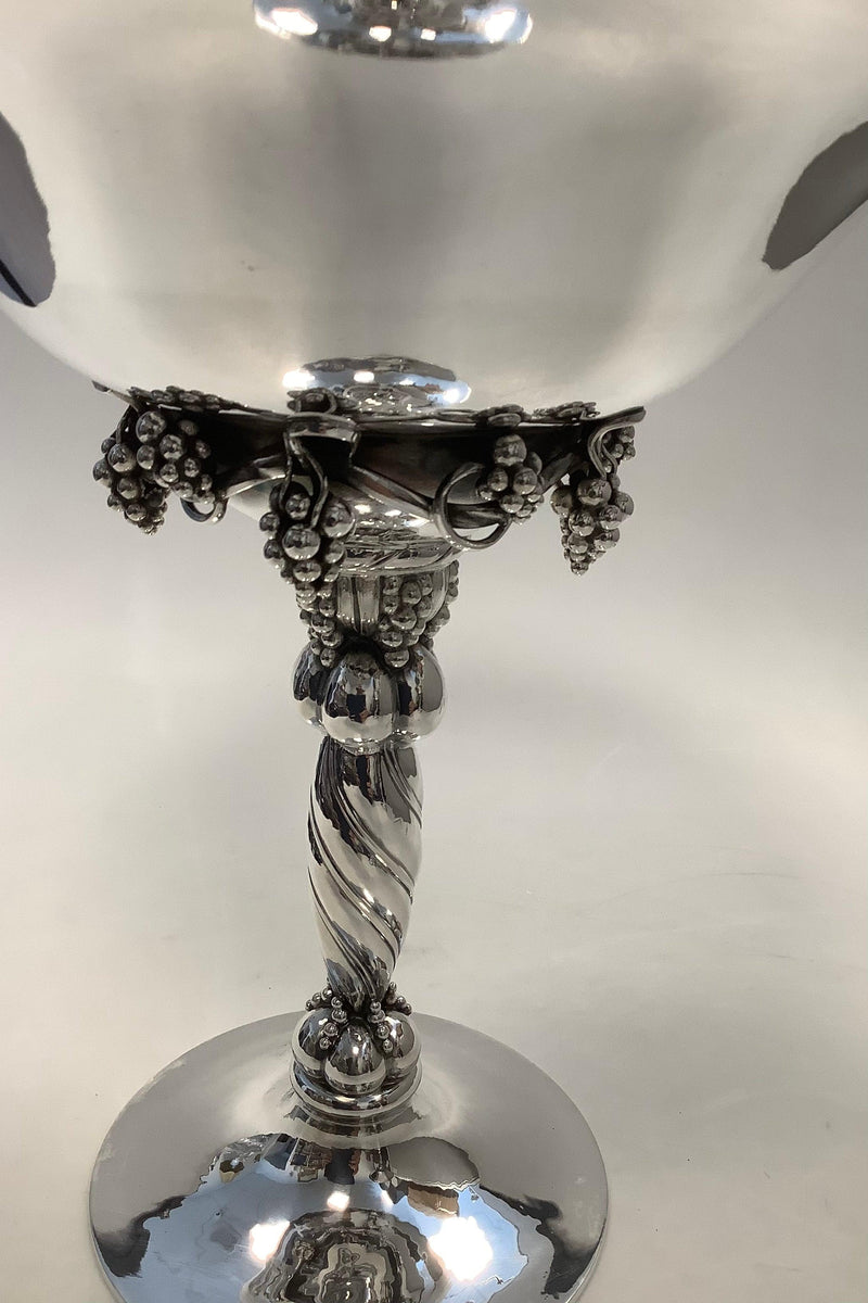 Georg Jensen Sterling Sølv Stor Drueopsats / Drueskål No 264 A - Danam Antik