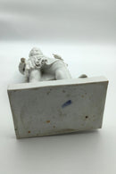 Royal Copenhagen figur i bisquit: Bertel Thorvaldsen med Håbet. - Danam Antik