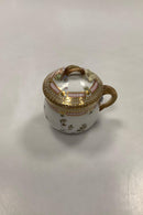 Sæt på 12 Antikke Royal Copenhagen Flora Danica Cremekopper No 20/3514 - Danam Antik