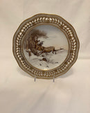 Sæt på 8 Royal Copenhagen Flora Danica Unika Jagttallerker af Karl Hansen Reistrup - Danam Antik