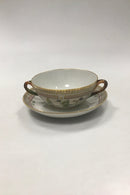 Sæt på 12 Royal Copenhagen Flora Danica Bouillon Kopper med underskål No 20/3612 - Danam Antik