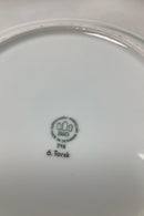 Sæt på 12 Bing og Grøndahl Blå Tone Fisketallerkener motiv 1 til 12 - Danam Antik