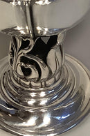 Kay Bojesen Sølv skål med Sten monteret - Danam Antik