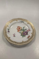 Sæt på 8 Royal Copenhagen Flora Danica Tallerkener med Blomster No 213/3584 - Danam Antik