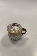 Sæt på 12 Antikke Royal Copenhagen Flora Danica Cremekopper No 20/3514 - Danam Antik