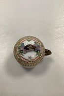 Sæt på 12 Antikke Royal Copenhagen Flora Danica Cremekopper No 20/3514 - Danam Antik