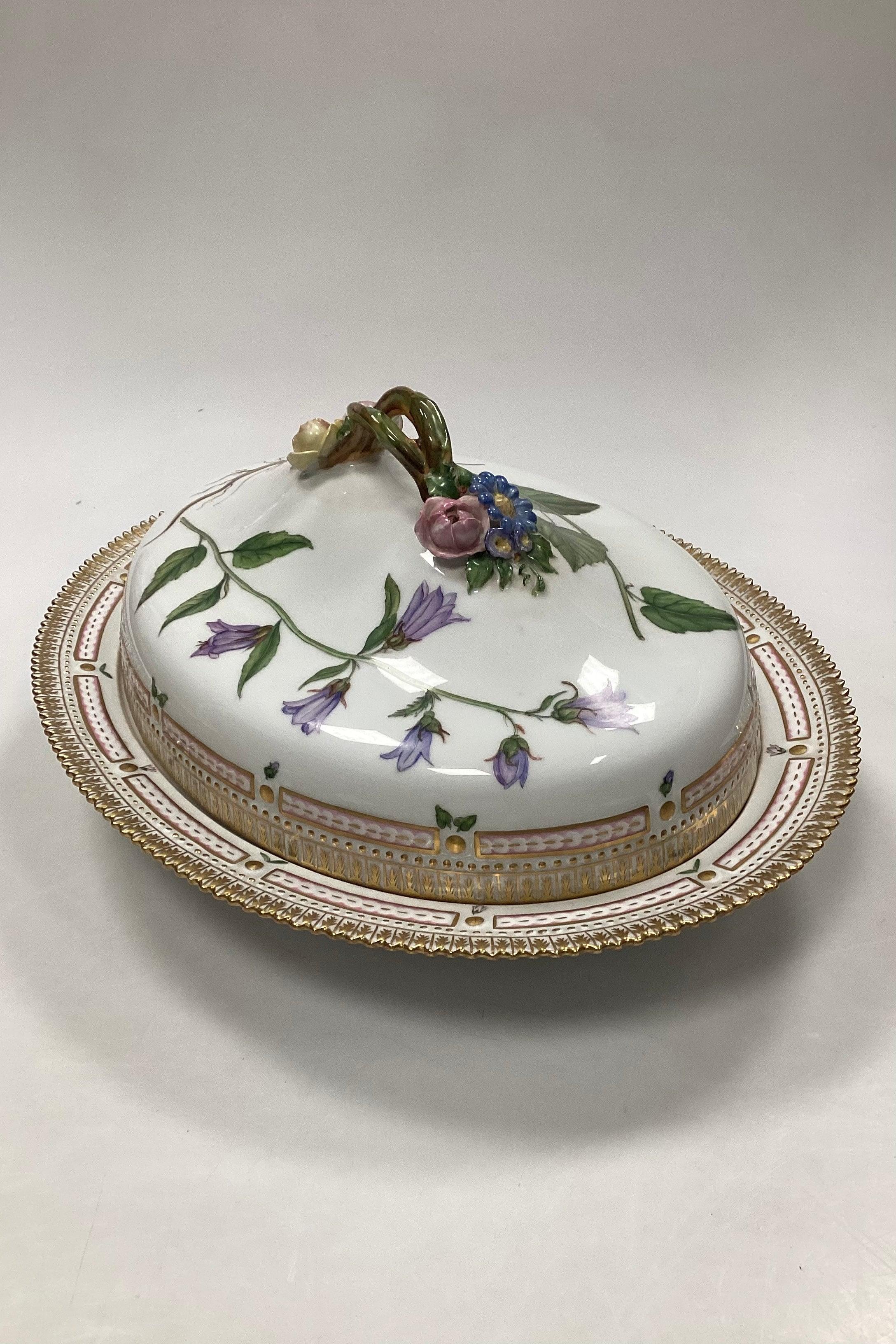 ロイヤルコペンハーゲン フローラダニカ 蓋付き皿 No 20/3567 オーバル