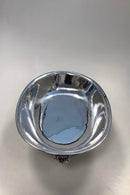 Tidlig Georg Jensen Sterling Sølv Oval Drueskål 296A - Danam Antik