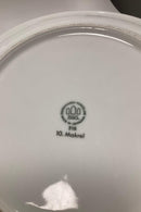 Sæt på 12 Bing og Grøndahl Blå Tone Fisketallerkener motiv 1 til 12 - Danam Antik